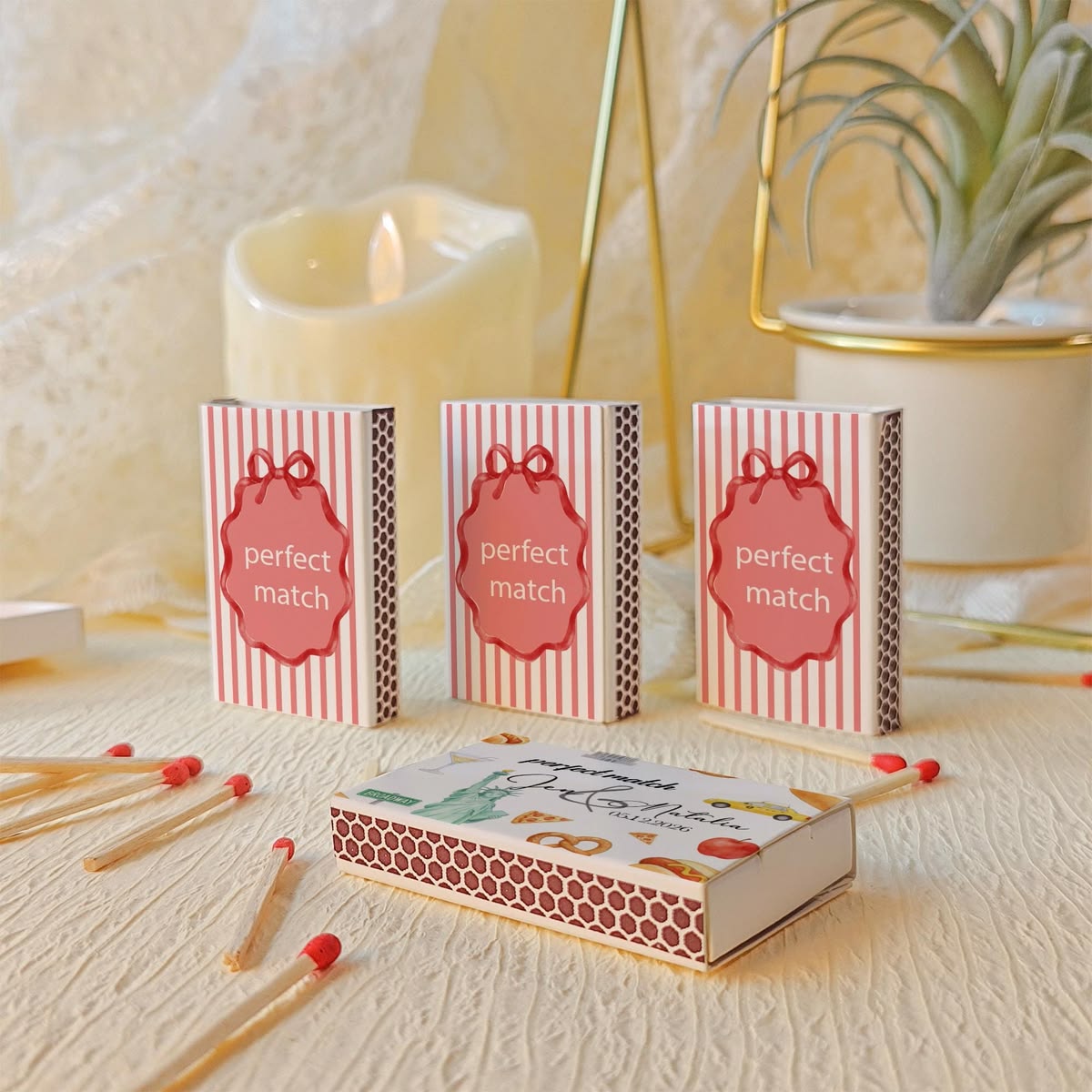 Custom Wedding Matches & Personalized Match Favors – for matches