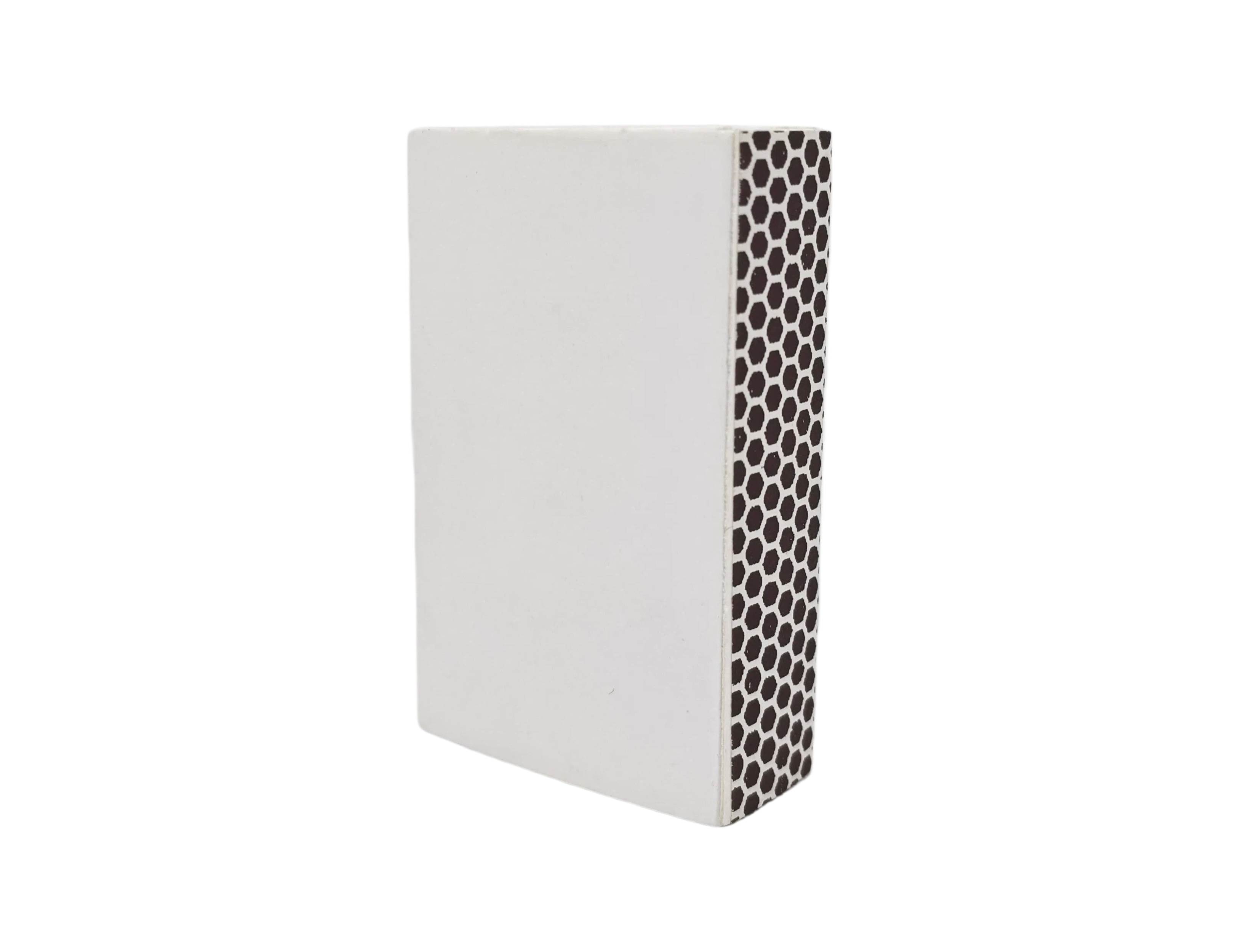 Classic paper matchbox side view with custom design for weddings
