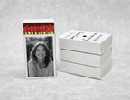 Memorial matchboxes side view with custom photo and name
