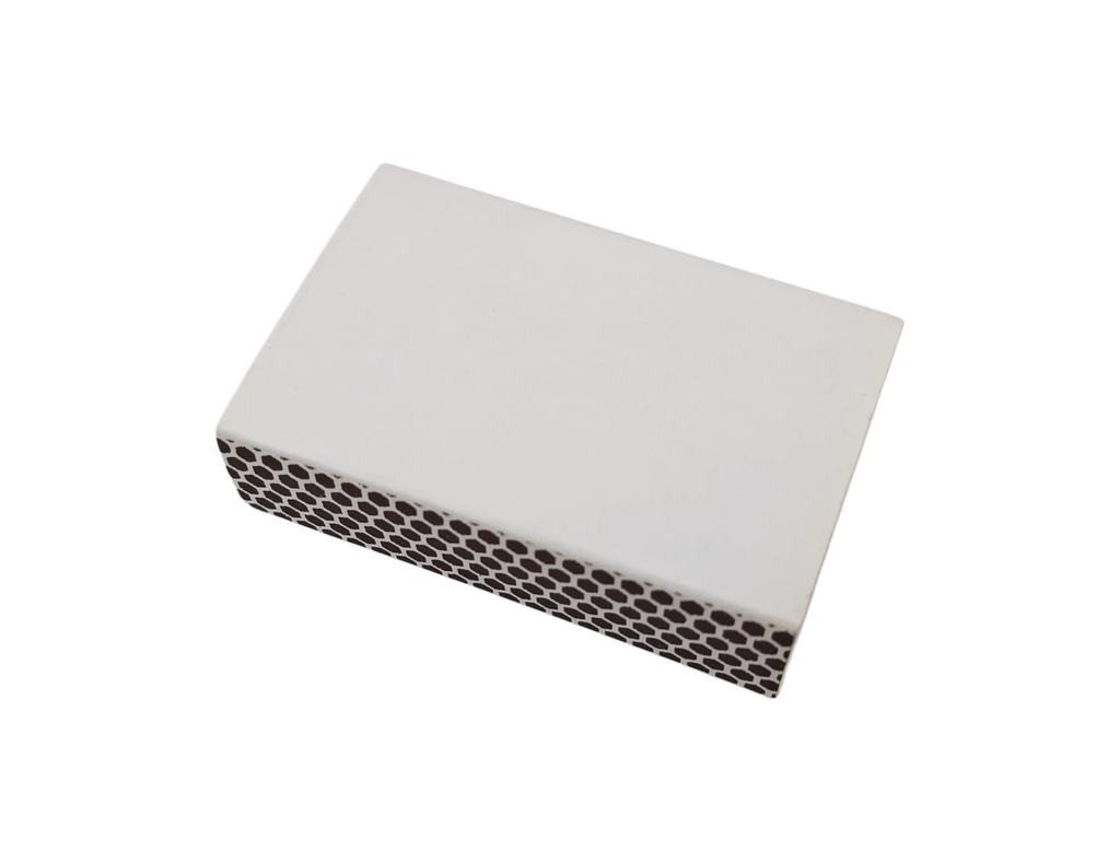 Personalized classic paper matchbox for custom wedding favors - front view