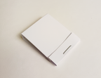 Elegant three-sided matchbook design template