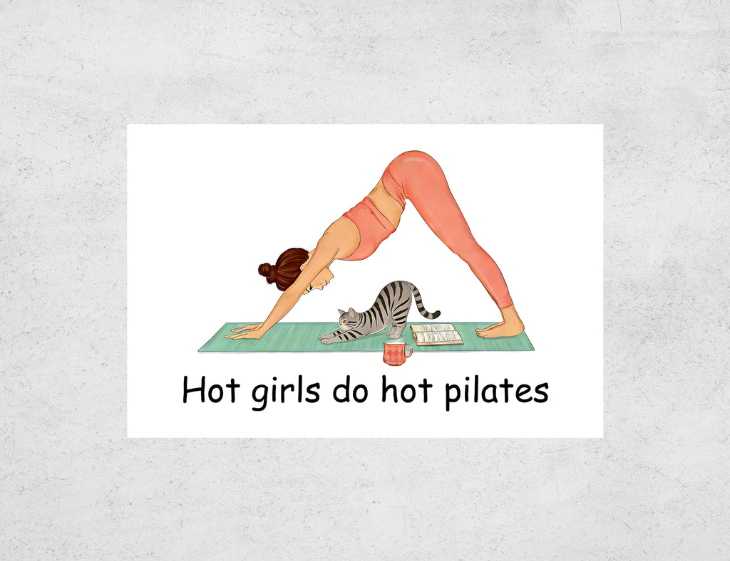 Personalized Birthday Matchboxes - Hot Girls Do Hot Pilates Custom Name & Year Design