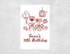 Personalized 30th Birthday Matchboxes - She's Turning 30 Custom Photo & Name Design
