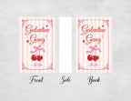 Personalized Galentine's Day Matchboxes - Cherry 'Galentine Gang' Design for Besties
