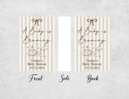 Personalized Baby Shower Matchboxes - A Baby is Brewing Custom Name & Date Design