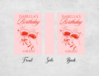 Personalized Birthday Matchboxes - Pink Cheers Custom Name & Date Design