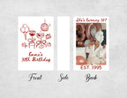 Personalized 30th Birthday Matchboxes - She's Turning 30 Custom Photo & Name Design