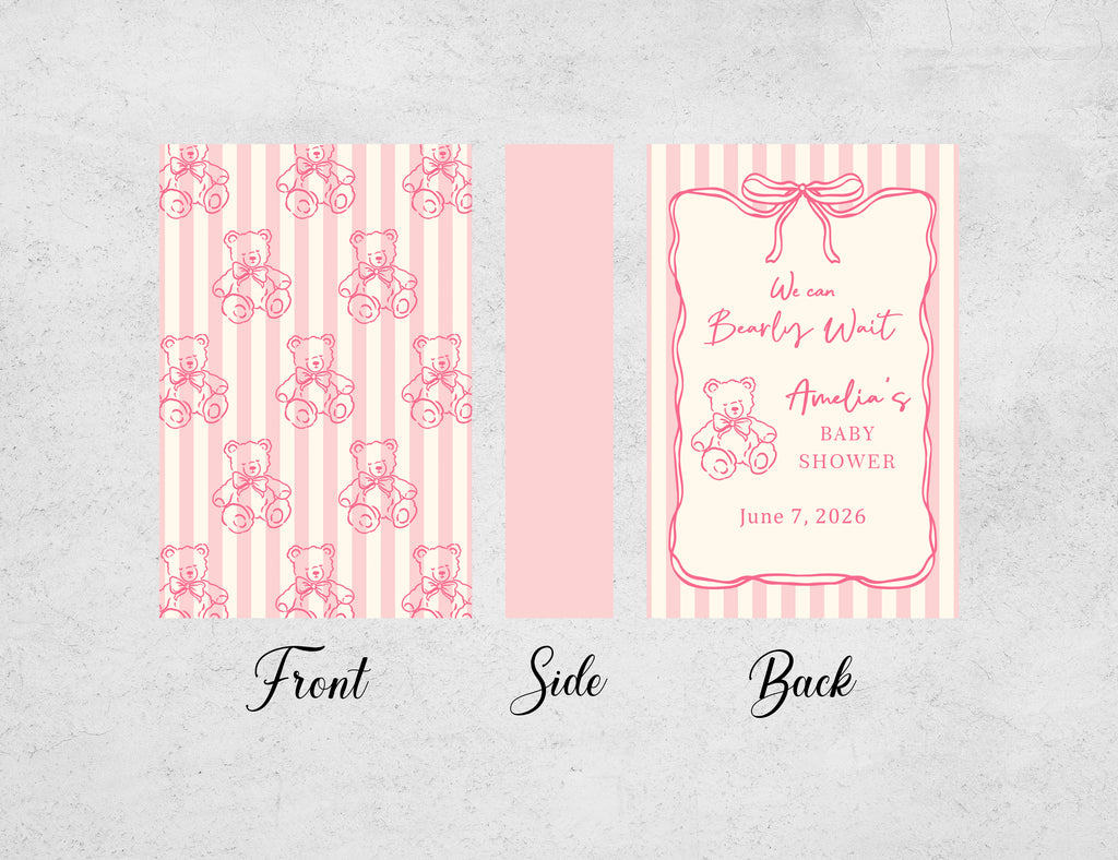 Personalized Baby Shower Matchboxes with Custom Moon Design - Lifestyle Setting Display