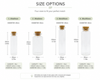Personalized Home Sweet Home Glass Bottle Matches - New Home Favors - Custom Housewarming Favors