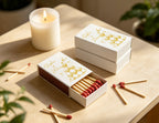 Elegant Champagne Tower matchbox for wedding celebration