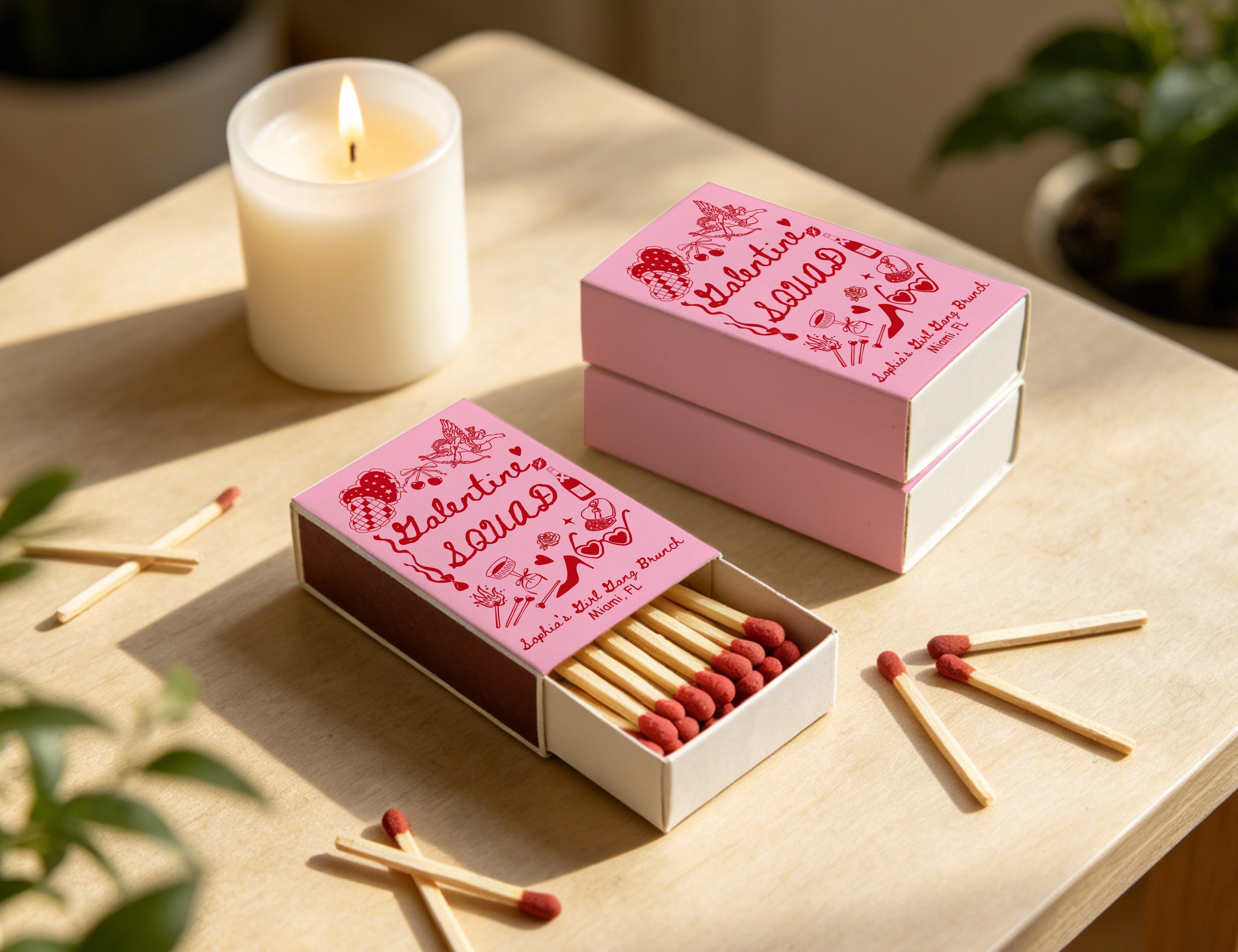 Valentines Day matchbox size specifications