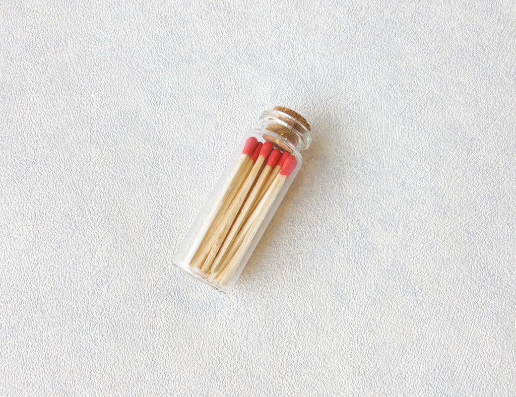 Design Your Own Custom Bottled Matches 20mm × 65mm with Colored Matches