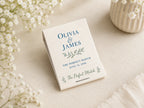Personalized Baby Shower Matchbooks - Front view product showcase with custom design