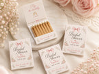 Personalized Wedding Matchbooks - Side view showing matchbook thickness and quality