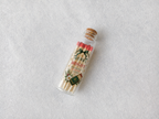 Personalized Christmas Glass Bottle Matches - Custom Holiday Favors