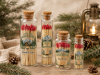 Personalized Elegant Wedding Glass Bottle Matches - A Match Made In Heaven - Custom Wedding Favors