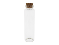 Personalized tall wide glass match bottle premium size - front view