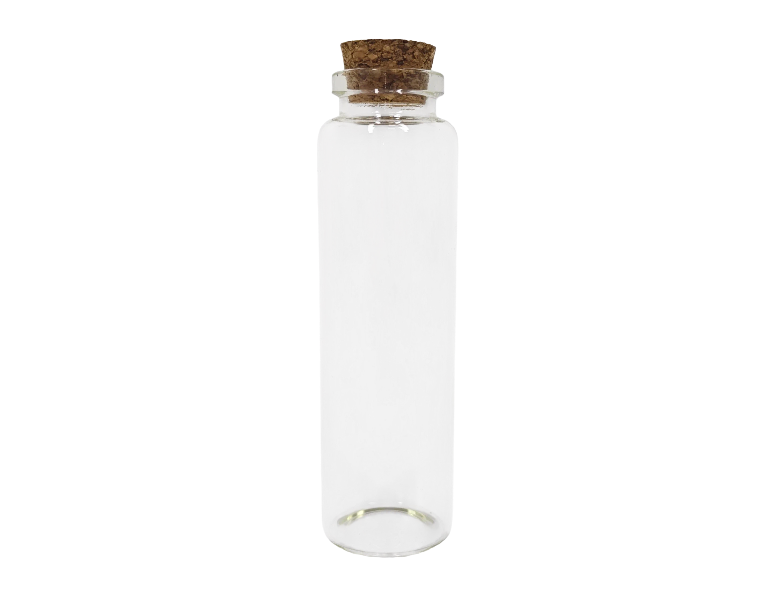 Personalized tall wide glass match bottle premium size - front view