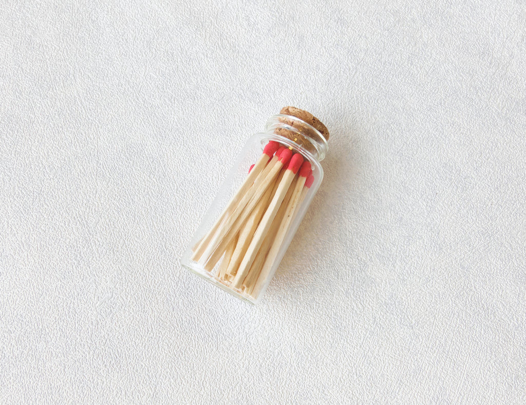 Design Your Own Custom Bottled Matches 30mm × 65mm with Colored Matches